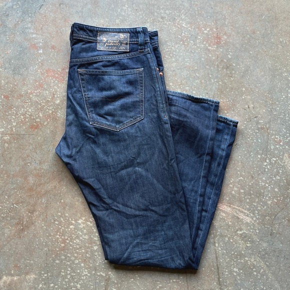 Diesel Other - Diesel Buster Mens Slim Tapered Jeans Dark Indigo Wash Denim Size 32 (34x31)